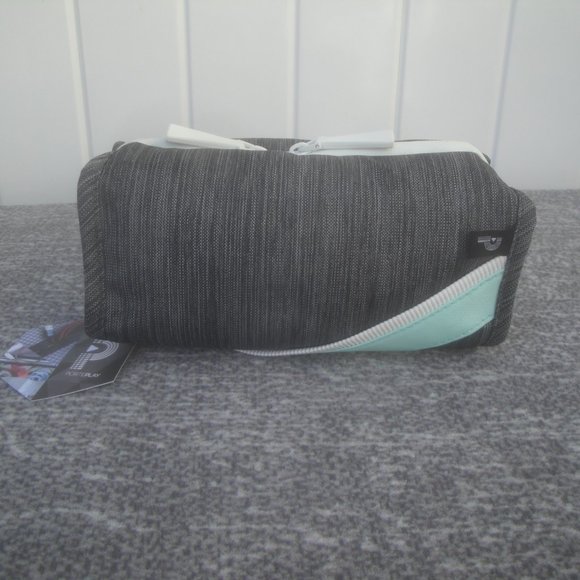 Porte Play Small Electronic and Beauty Organizer Gray Mint NEW with Tags - Picture 1 of 9